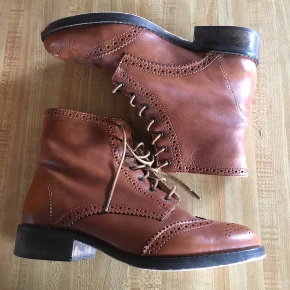 Topshop Wingtip Boots